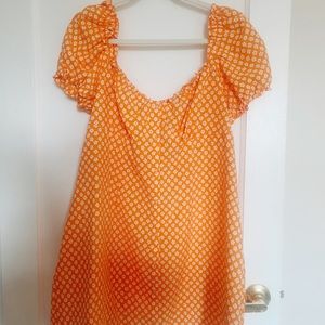 Short button down dress